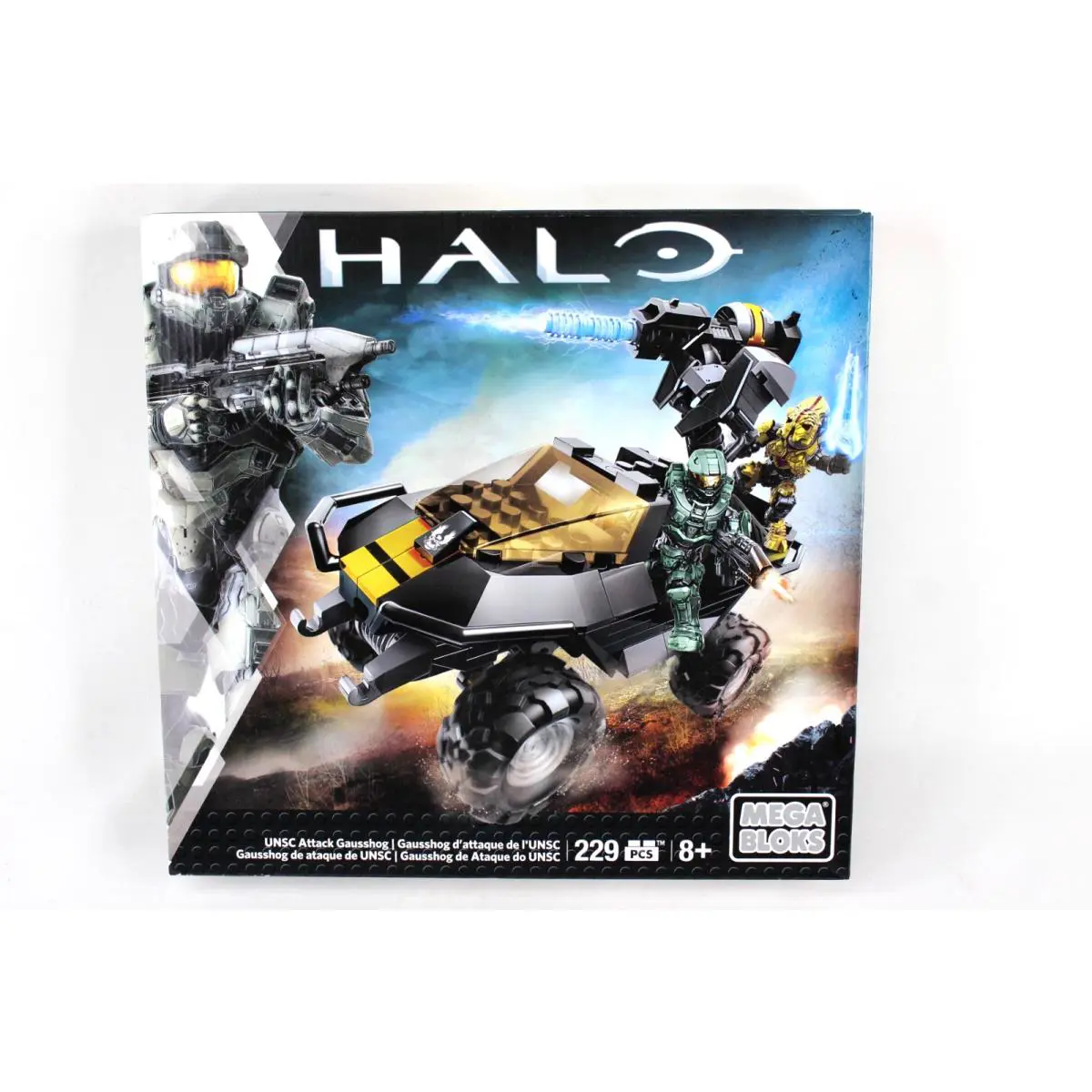 Mega Bloks Halo Unsc Attack Gausshog Set 2015 and CNG66