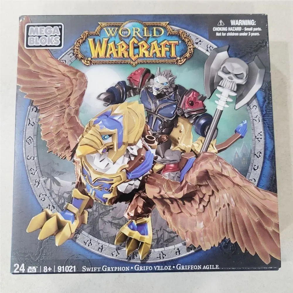 Wow Mega Bloks Swift Gryphon World of Warcraft Model 91021