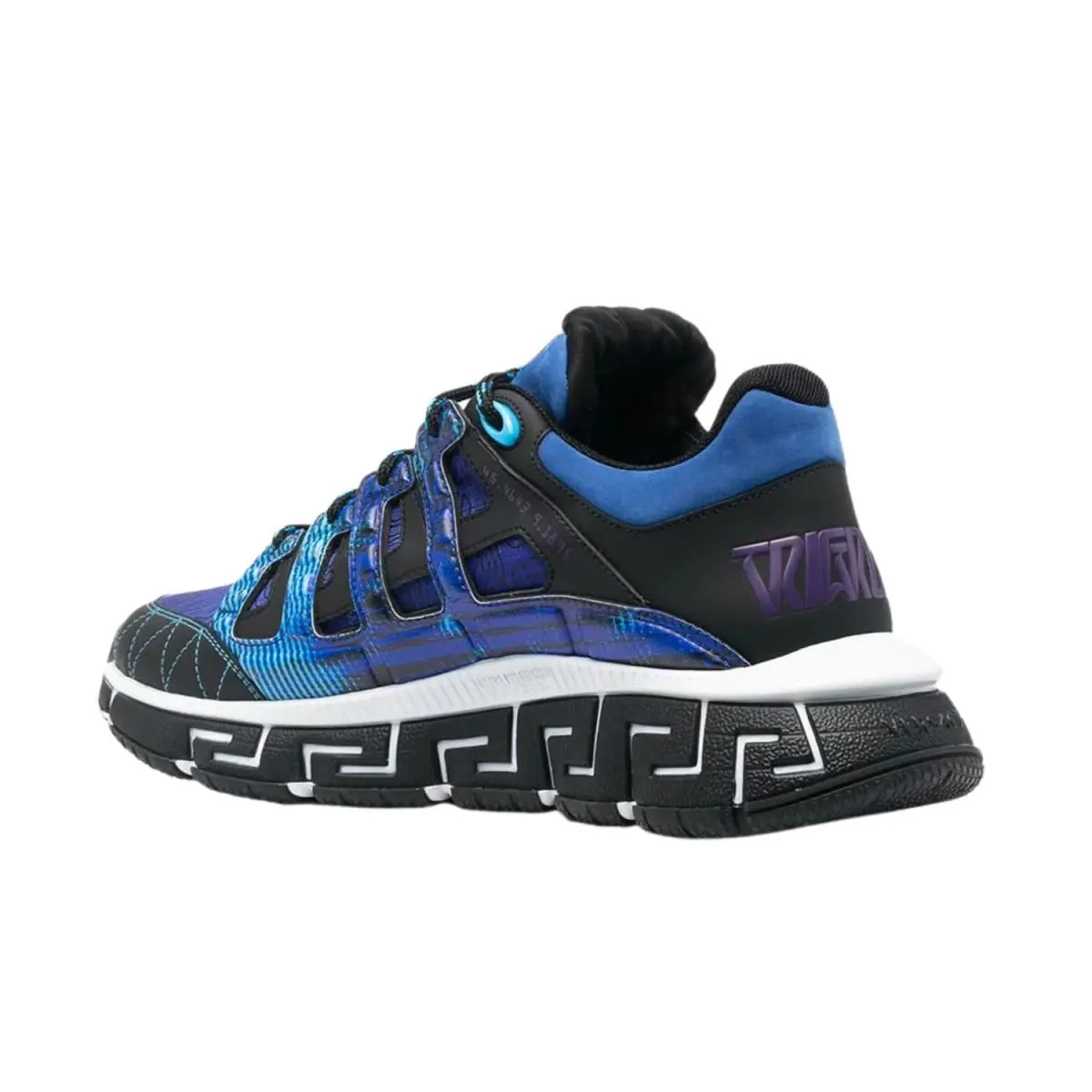 Versace shoes - Black/Royal Blue-Purple 0
