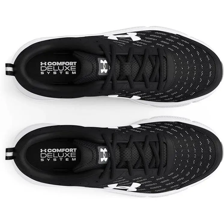 Under Armour shoes - Under Armour Charged Assert 10 - 3026175-001 - Black/White 1