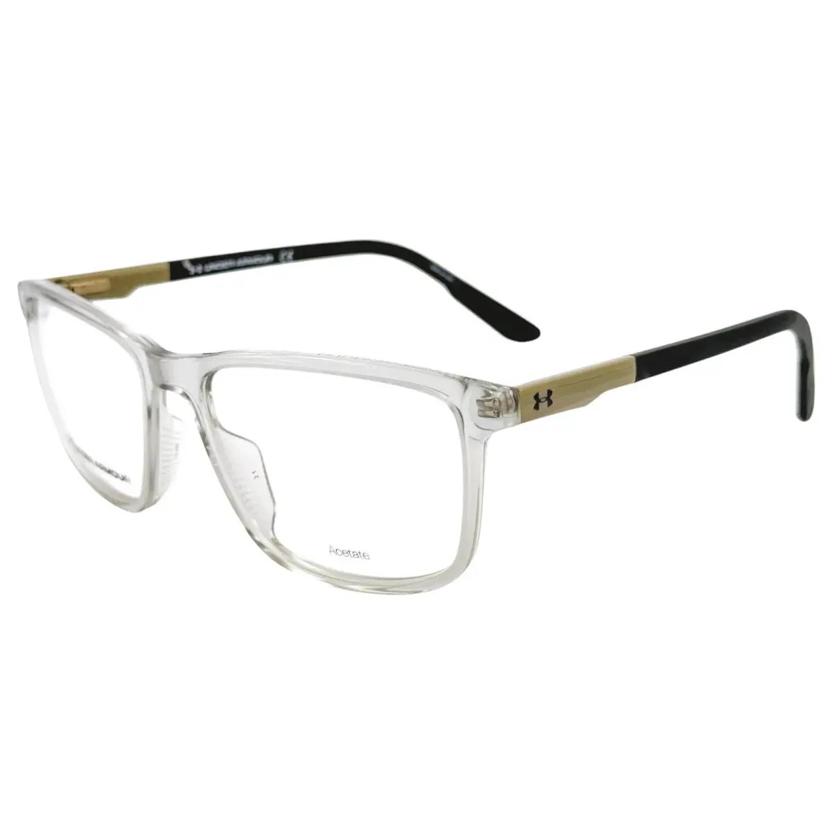 UA5008G Mens Plastic Eyeglass Frame KB7 Transparent Grey 56-17 by Under Armour