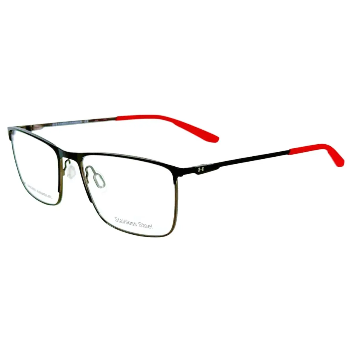 UA5006G Mens Metal Eyeglass Frame 003 Matte Black 55-18 w Case by Under Armour