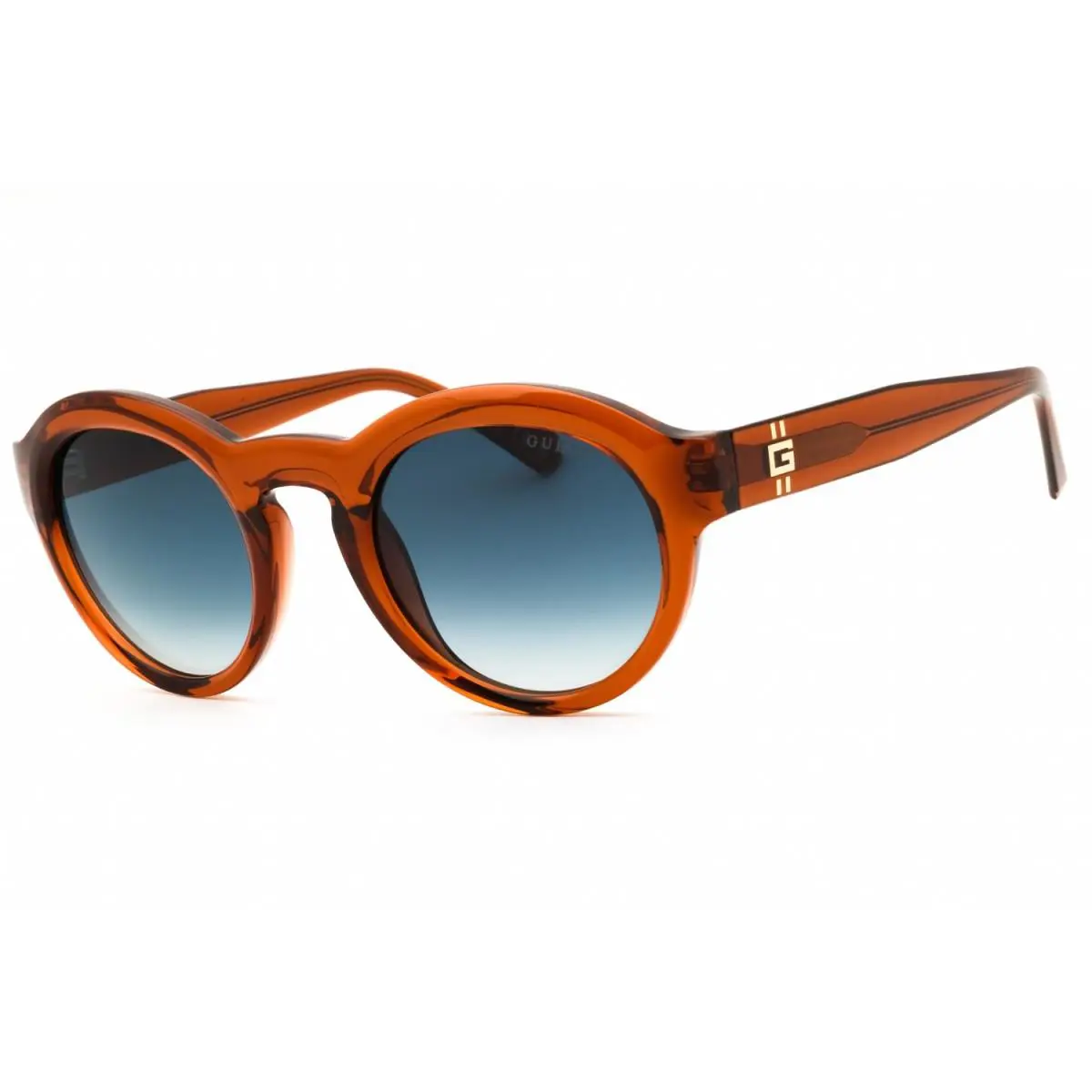 Guess GU00205 48W Shiny Dark Brown/blue Gradient 49-24-145 Sunglasses