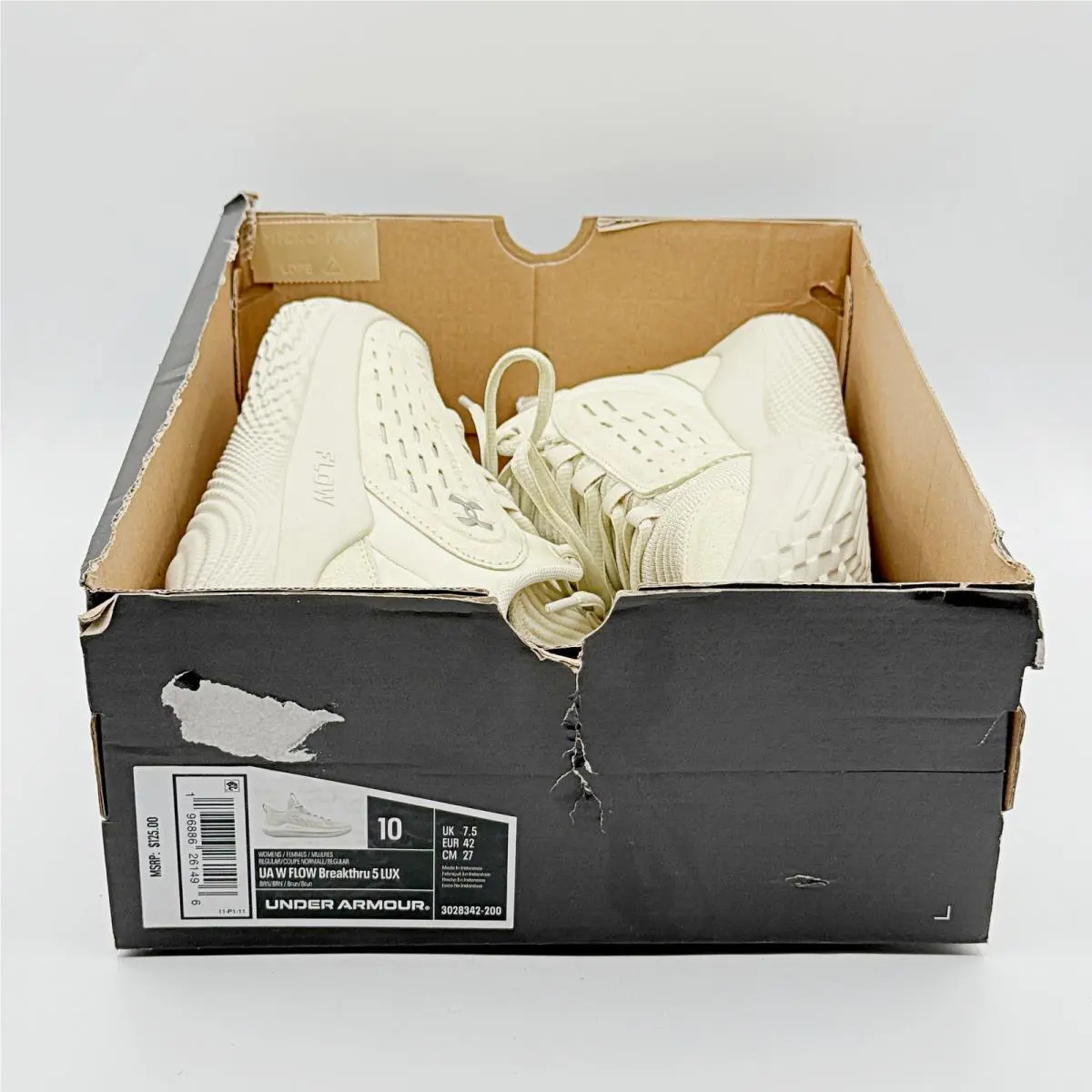 Under Armour shoes - UA W FLOW Breakthru 5 LUX - Beige (UPC: 196886261496) 0