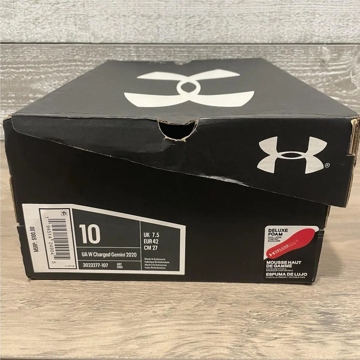 Under Armour shoes - Charged Gemini 2020 - Charged Gemini - 3023277-107 - Gray 7
