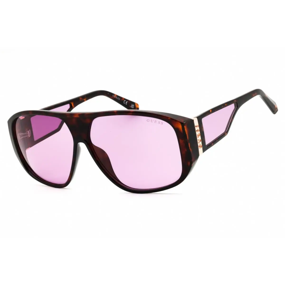 Guess GU00135 52Y Dark Havana/violet 61-11-140 Sunglasses