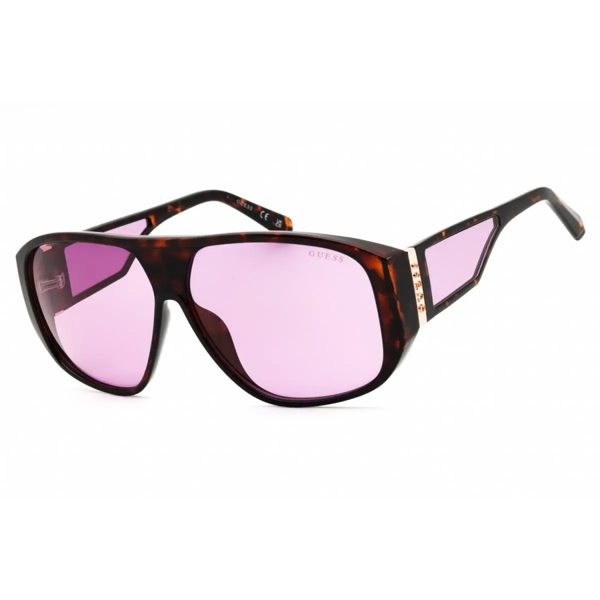 Guess GU00135 52Y Dark Havana/violet 61-11-140 Sunglasses