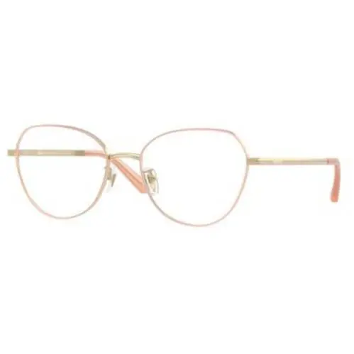 Versace VE 1313 D Pale Gold Demo Lens 1520 Eyeglasses