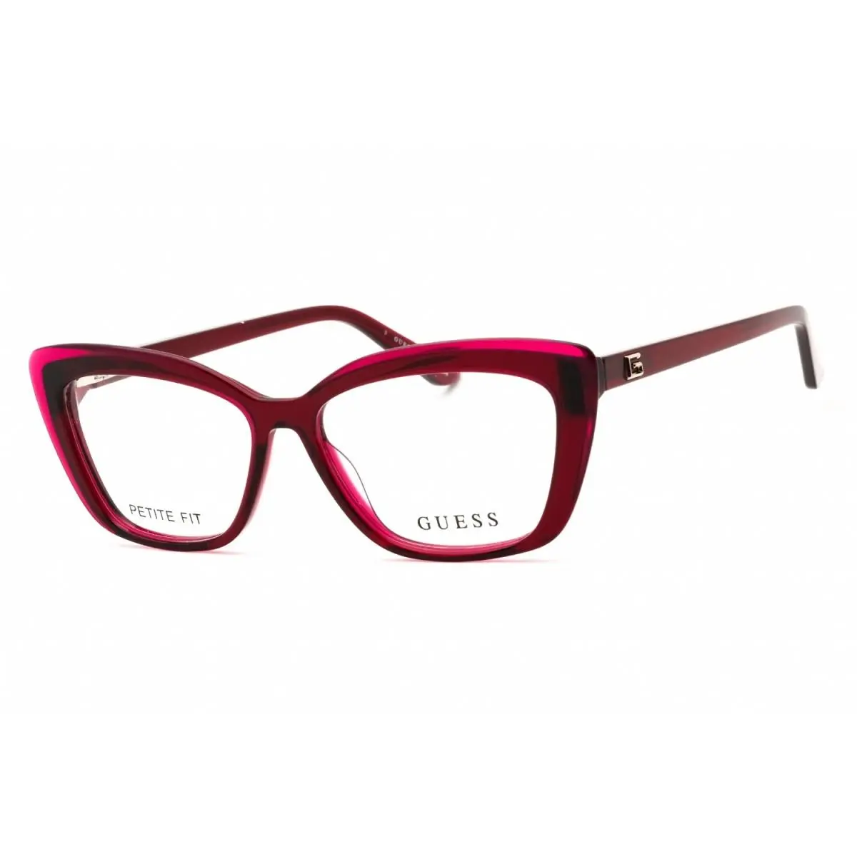 GU2977 069 Shiny Bordeaux 49mm Eyeglasses by Guess