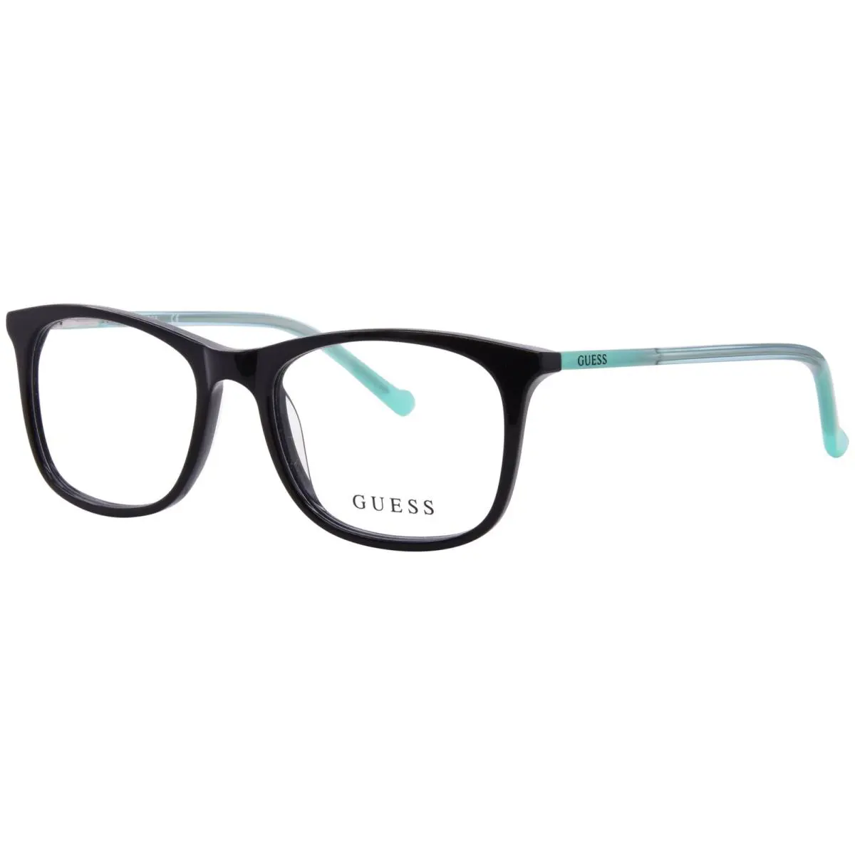 Guess Glasses GU9164 001 Black Teal Square Full Rim Kids Frames 47-16-130 mm