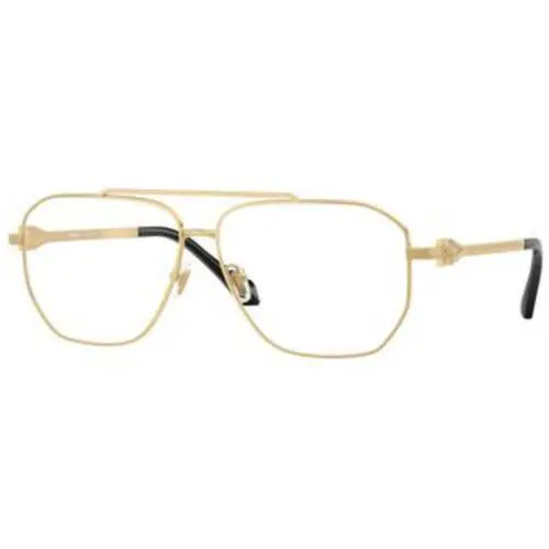 Versace VE 1307 Gold Demo Lens 1002 Eyeglasses