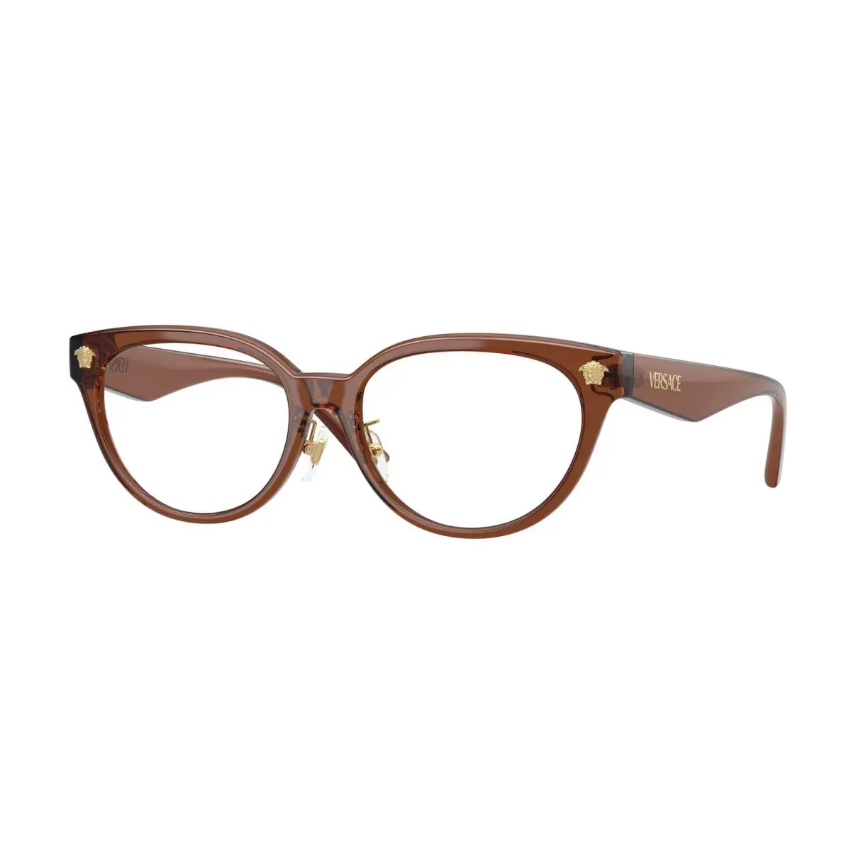 Versace VE 3370D Brown Transparent 5508 Eyeglasses