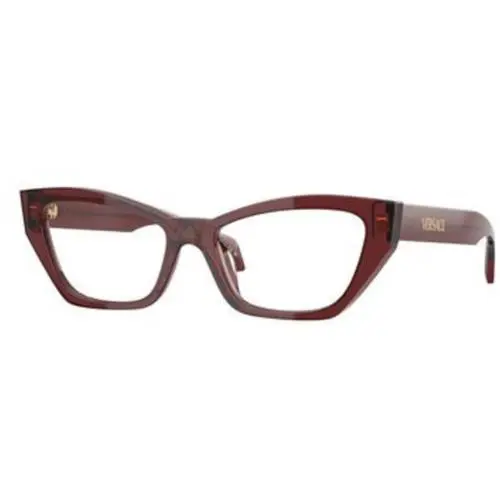 Versace VE 3373 U Transparent Bordeaux Demo Lens 5512 Eyeglasses