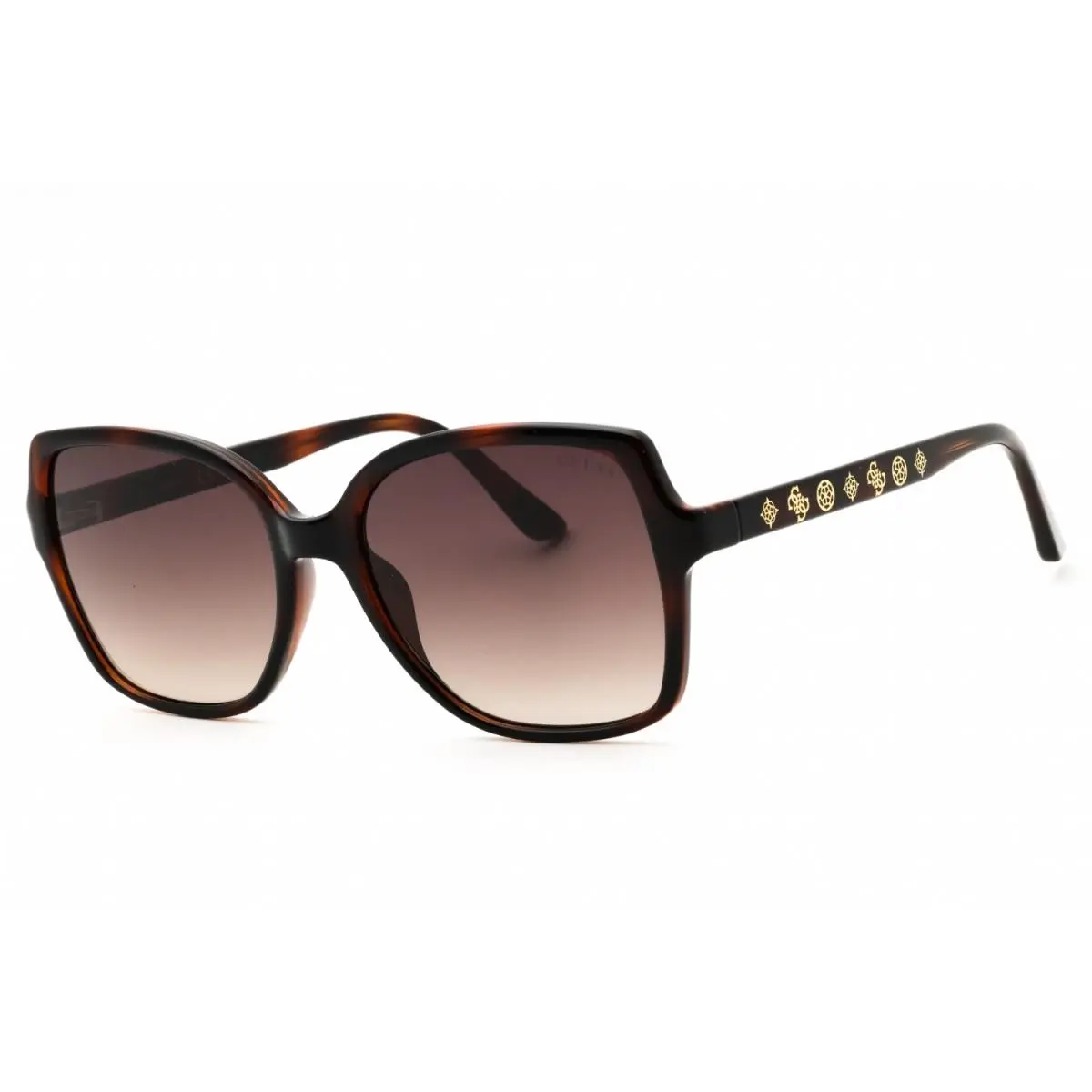 GU00100 52F Dark Havana/brown Gradient 55-17-140 Sunglasses by Guess