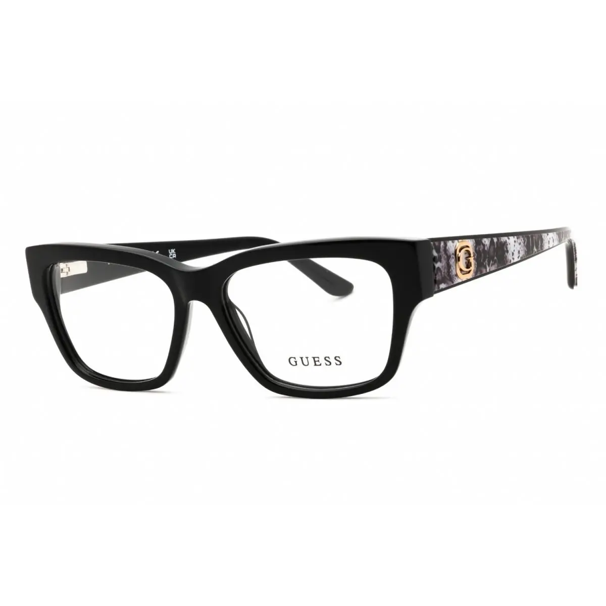 Guess GU50126 001 Shiny Black 53mm Eyeglasses
