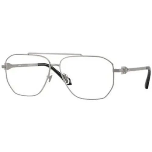 Versace VE 1307 Gunmetal Demo Lens 1001 Eyeglasses