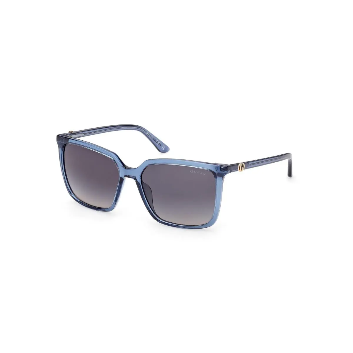 GU 00258 Shiny Blue / 90B Size 56 Sunglasses by Guess