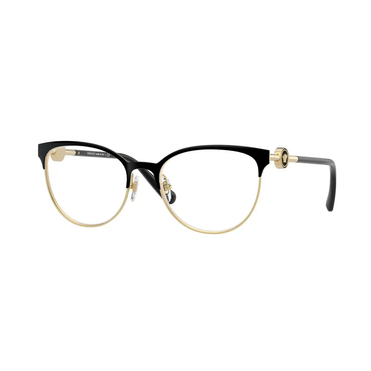 Versace VE 1271 Black Gold 1433 Eyeglasses
