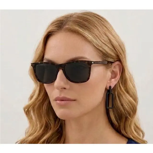 Yves Saint Laurent SL-895-002 Sunglasses 55mm - Frame: Havana Havana Grey, Lens: Grey
