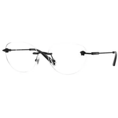 Versace VE 1305 Matte Black Demo Lens 1261 Eyeglasses