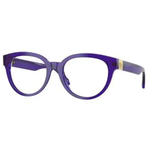 Versace VE 3384 Transparent Dark Violet Demo Lens 5545 Eyeglasses