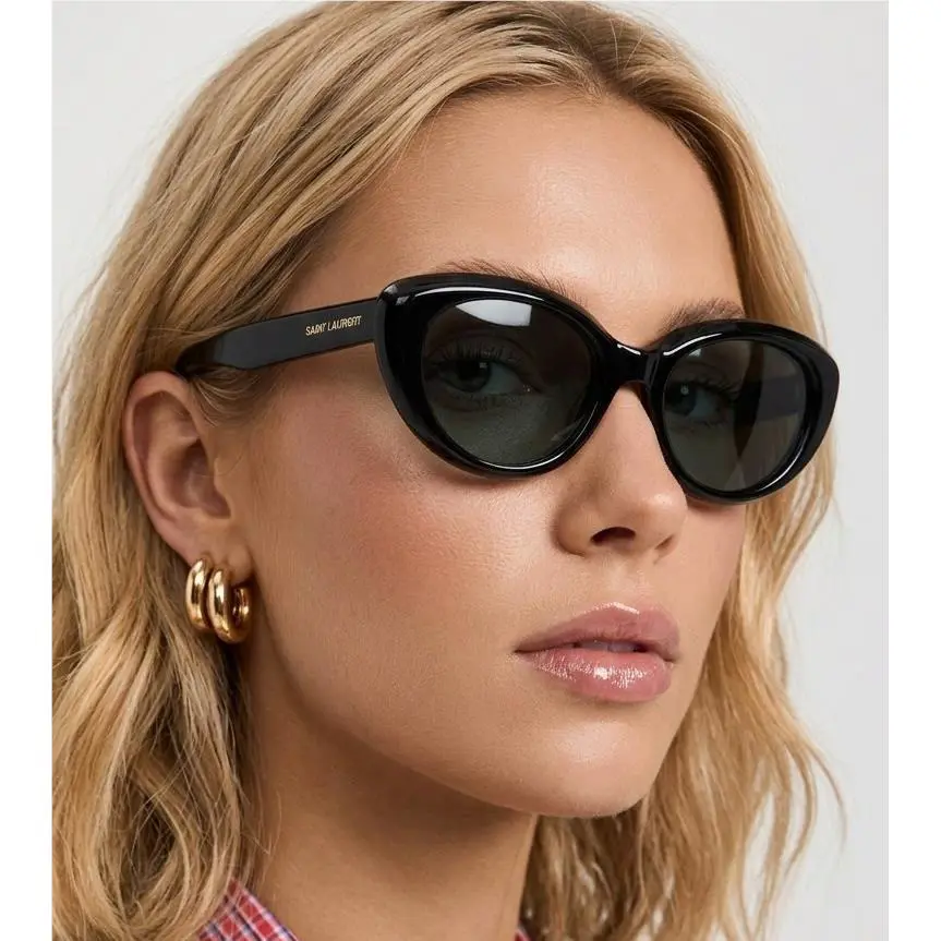Yves Saint Laurent SL-859-K-005 Sunglasses 54mm - Frame: Yellow Yellow Brown, Lens: Brown