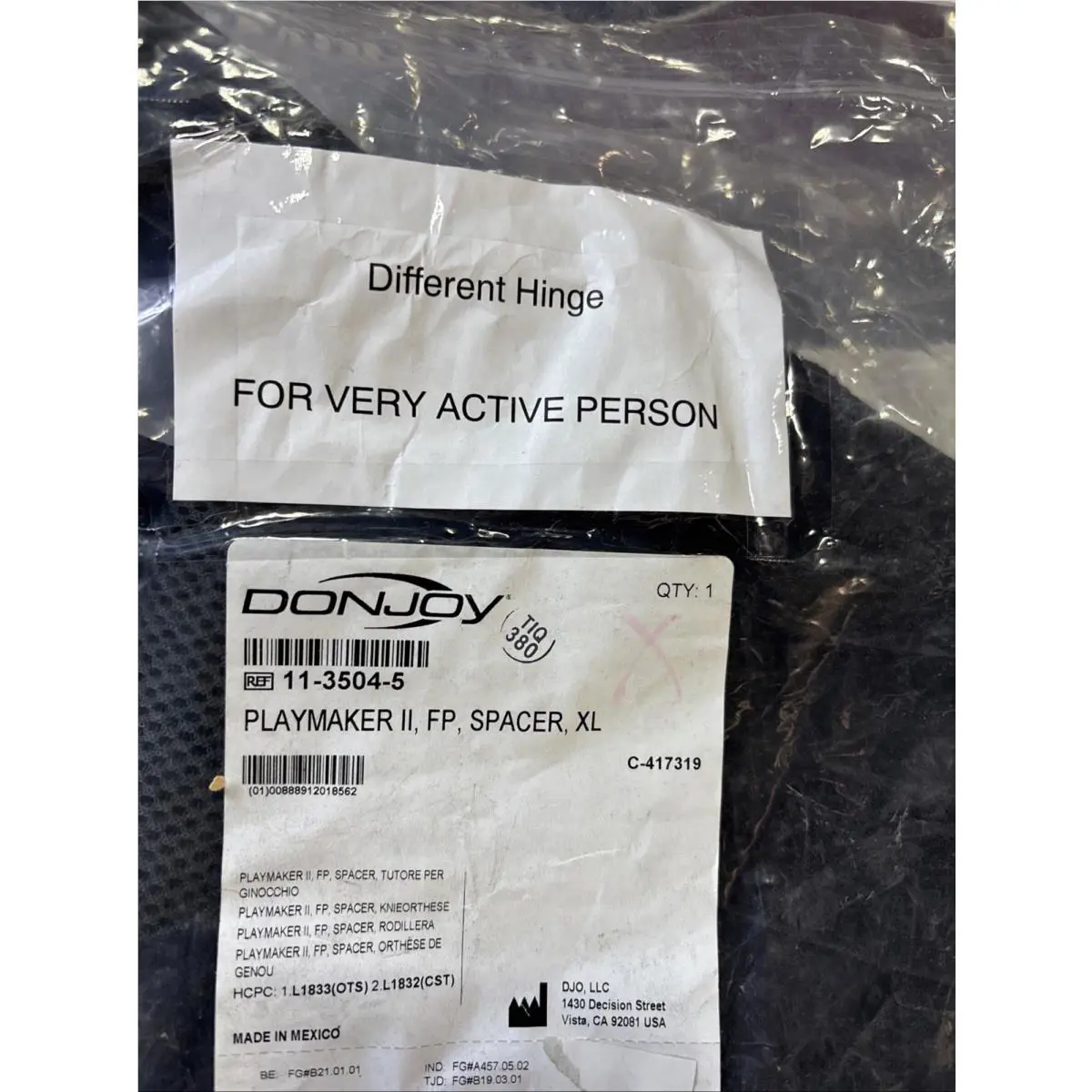 DonJoy  - Reaction 11-0215-4 - Reaction - 11-0215-4 - Gray 1