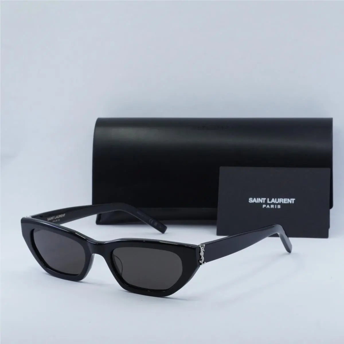 Saint Laurent SLM126 001 Shiny Black/black 54-20-140 Sunglasses by Yves Saint Laurent