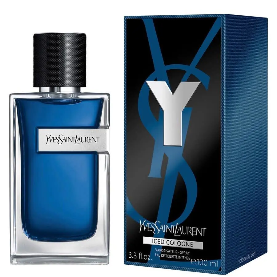 Y Iced Cologne  3.3oz Edt Intense For Men Box by Yves Saint Laurent