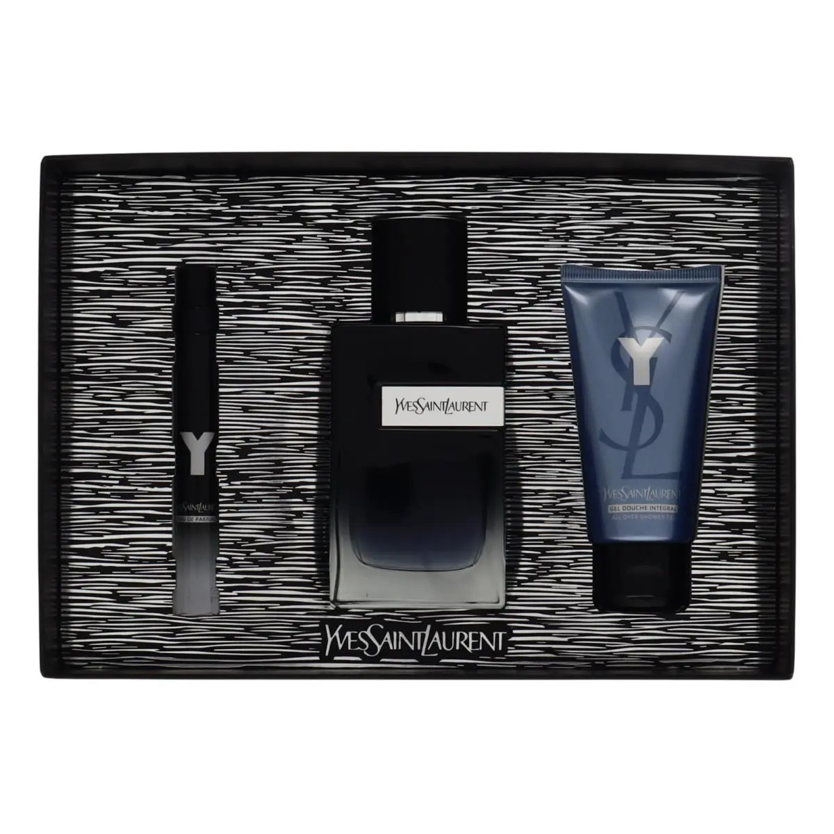Y 3pc Gift Set For Men100ml Edp + 10ml Edp + 50ml Gel by Yves Saint Laurent