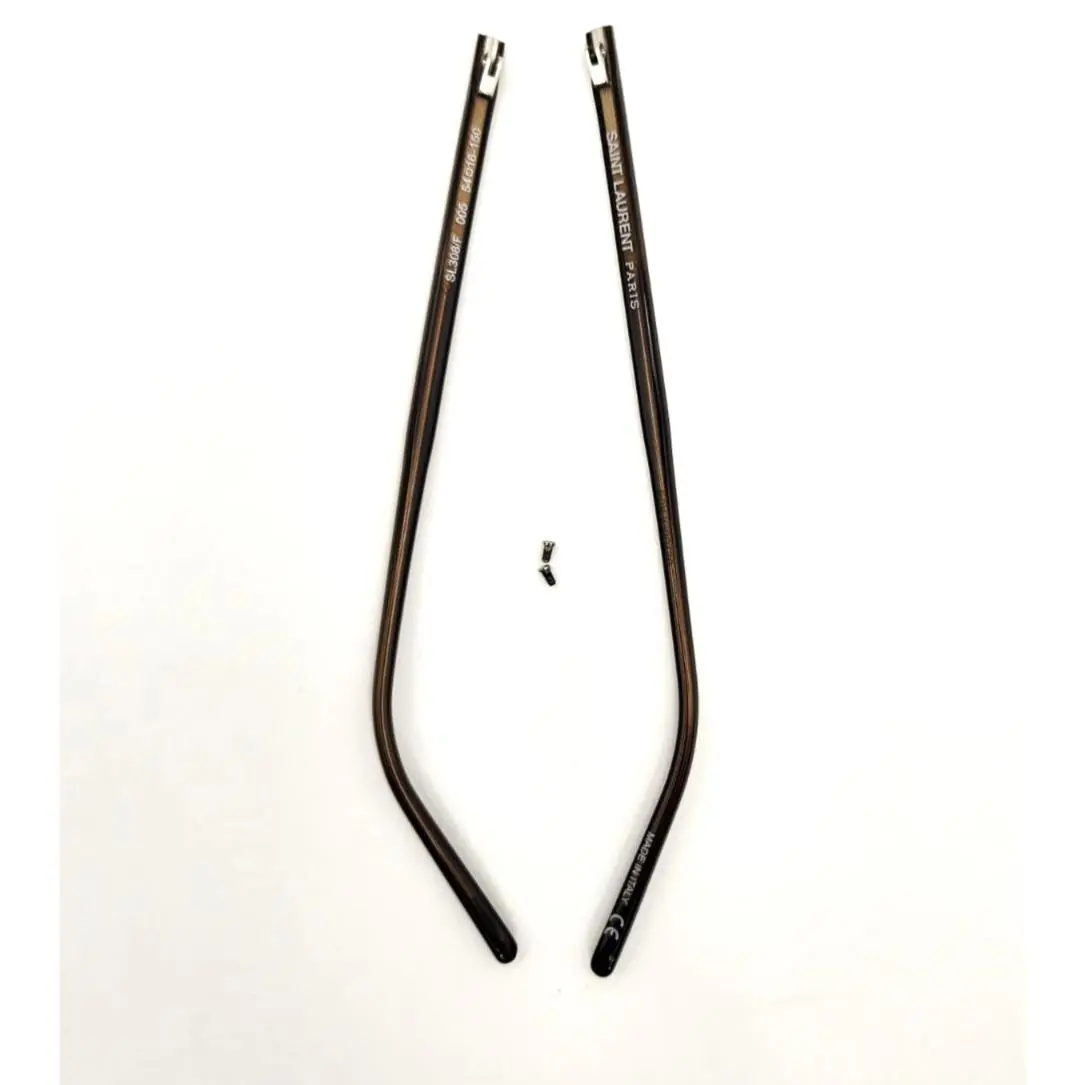 Saint Laurent Paris SL308/F 005 /brown Plastic Temple Arms 150MM/2 Screws by Yves Saint Laurent