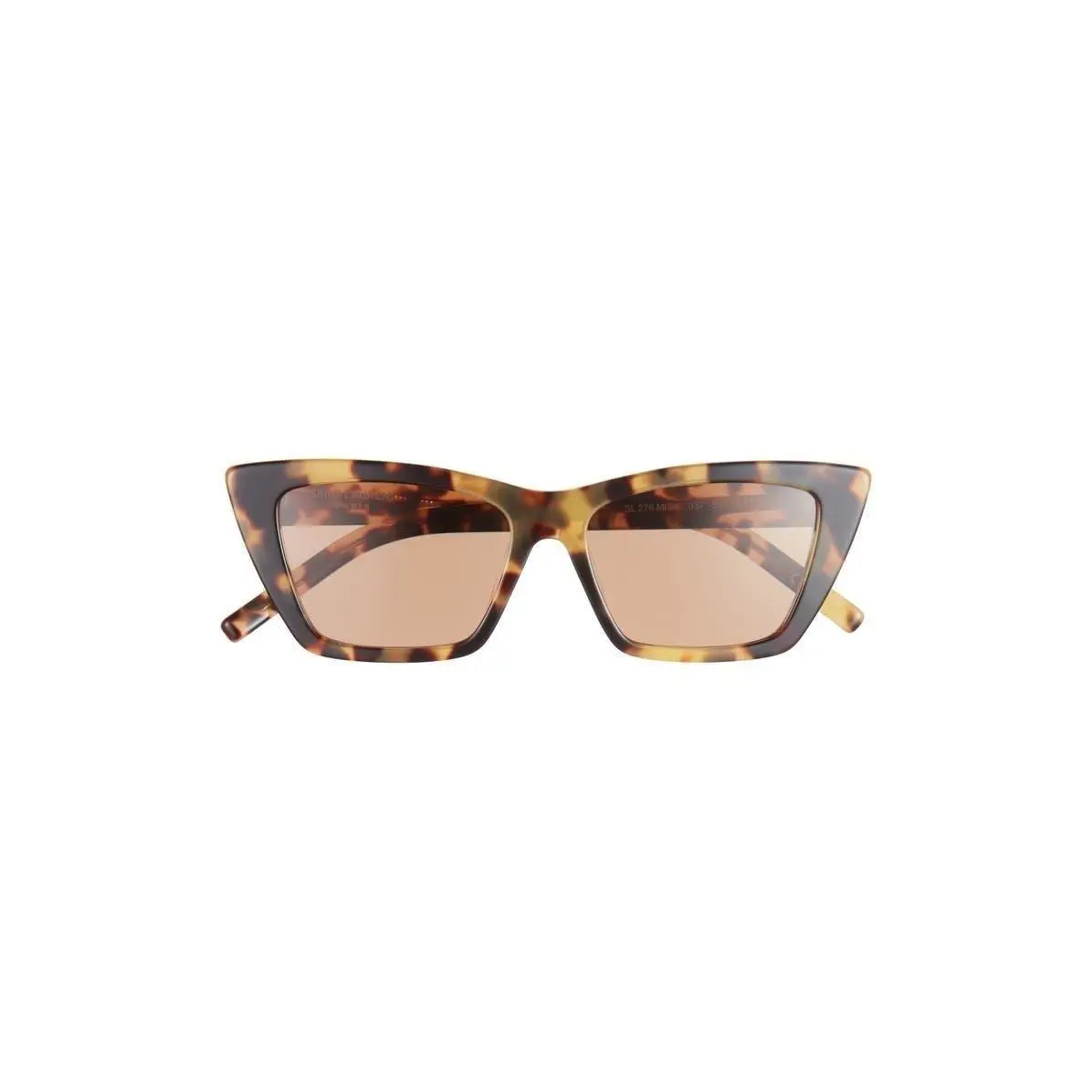 Saint Laurent Women 53mm Cat Eye Sunglasses Havana Havana Brown