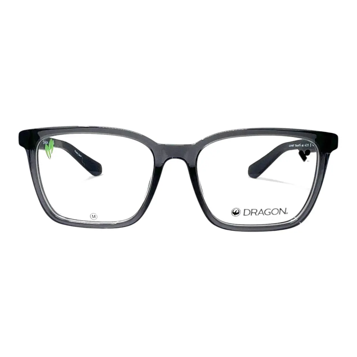 Dragon - DR2046ATH 033 54/17/140 - Gray Crystal Eyeglasses - Frame: Gray, Front Frame: Grey Crystal, Temple: Matte Grey Seafoam Iguchi Multi