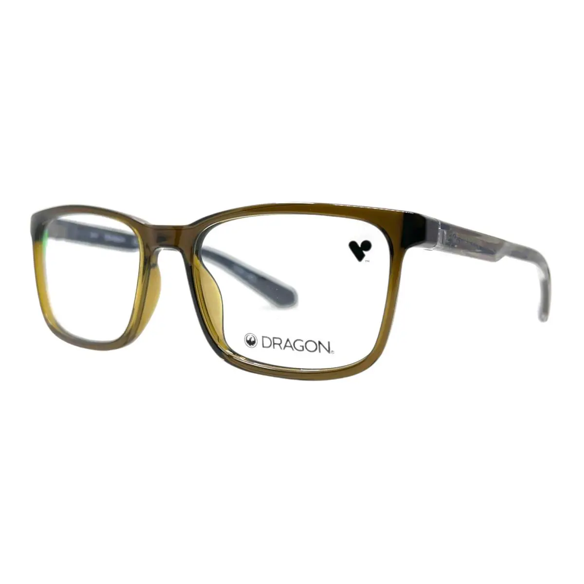 Dragon - DR2037 313 56/18/140 - Shiny Olive Crystal Men Eyeglasses