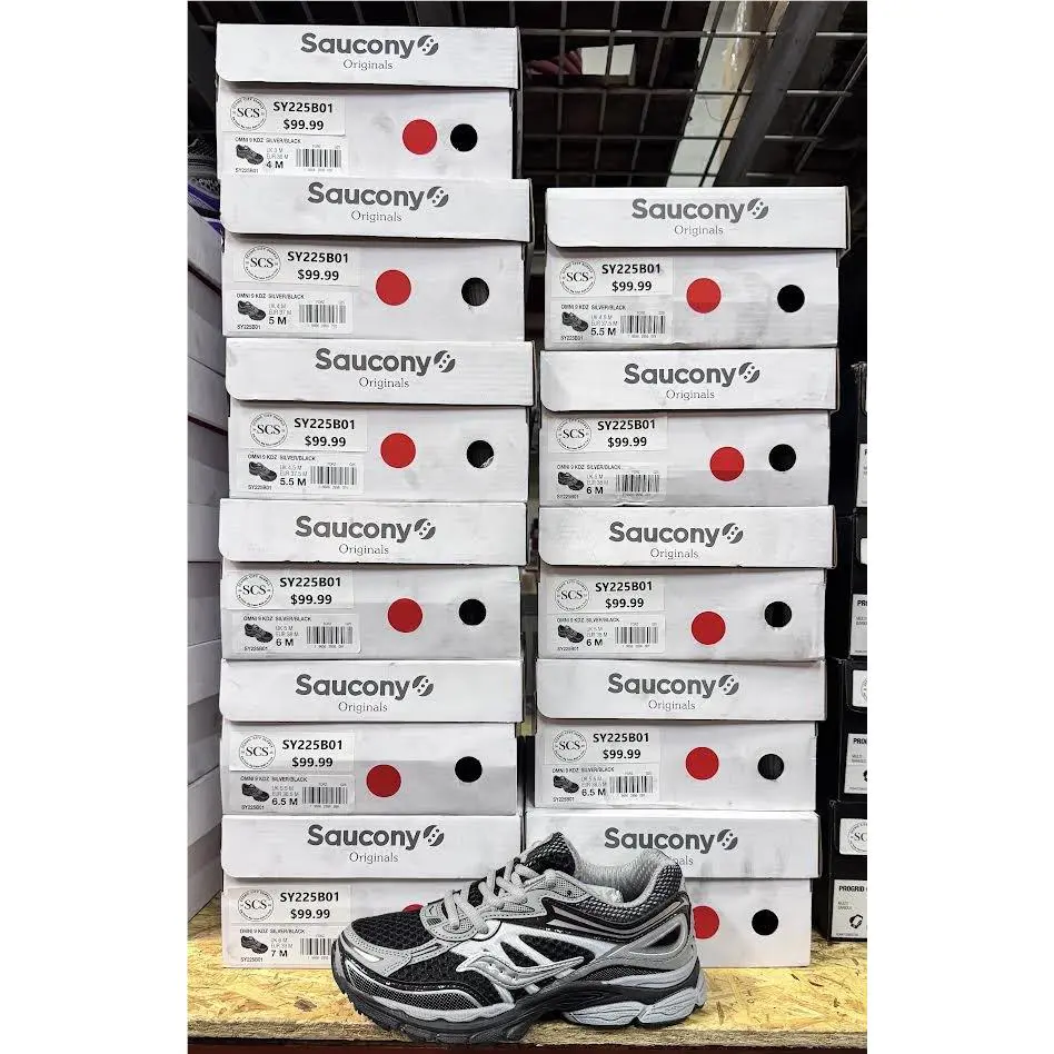 Saucony shoes - Saucony Omni 9 KDZ Kids Silver/Black – SY225B01 2
