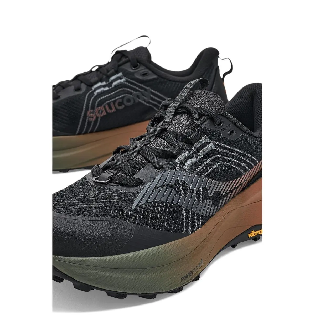Saucony shoes - Black/Rust 11