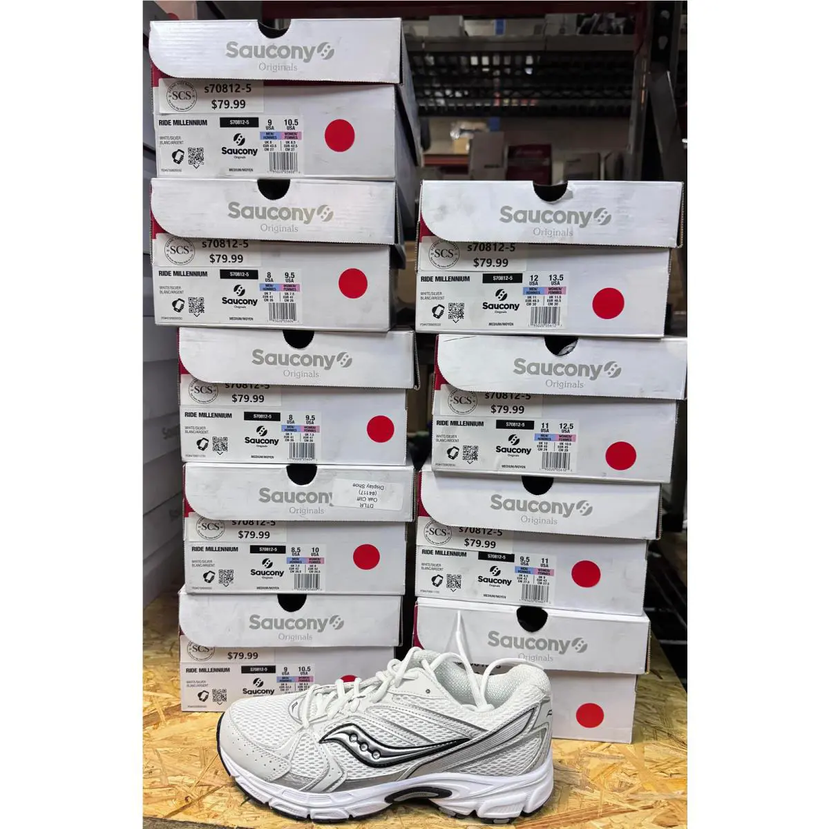 Saucony shoes - Saucony Ride Millennium White/Silver S70812-5 3