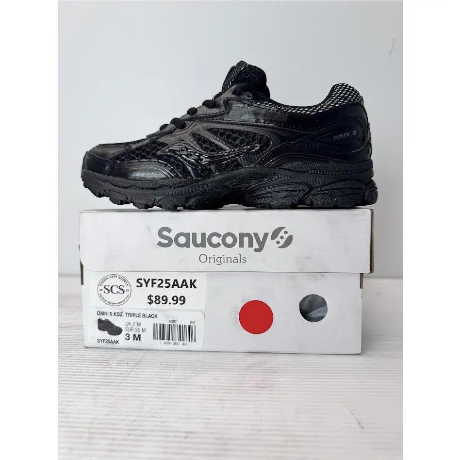 Saucony shoes - Saucony Omni 9 KDZ Kids Triple Black – SYF25AAK 4