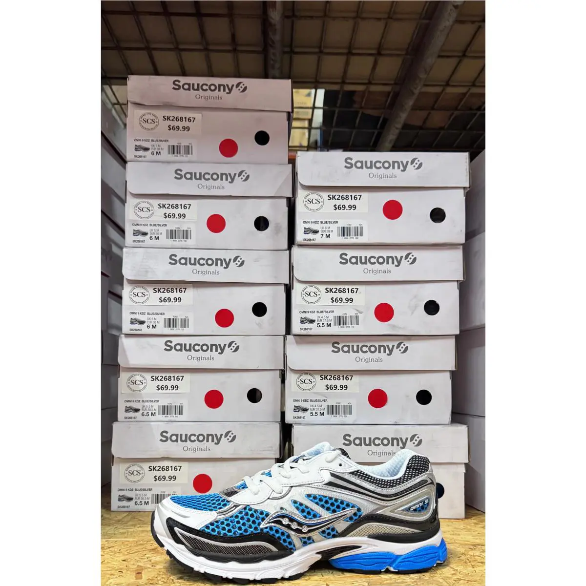 Saucony shoes - Kids Saucony Omni 9 KDZ SK268167 3