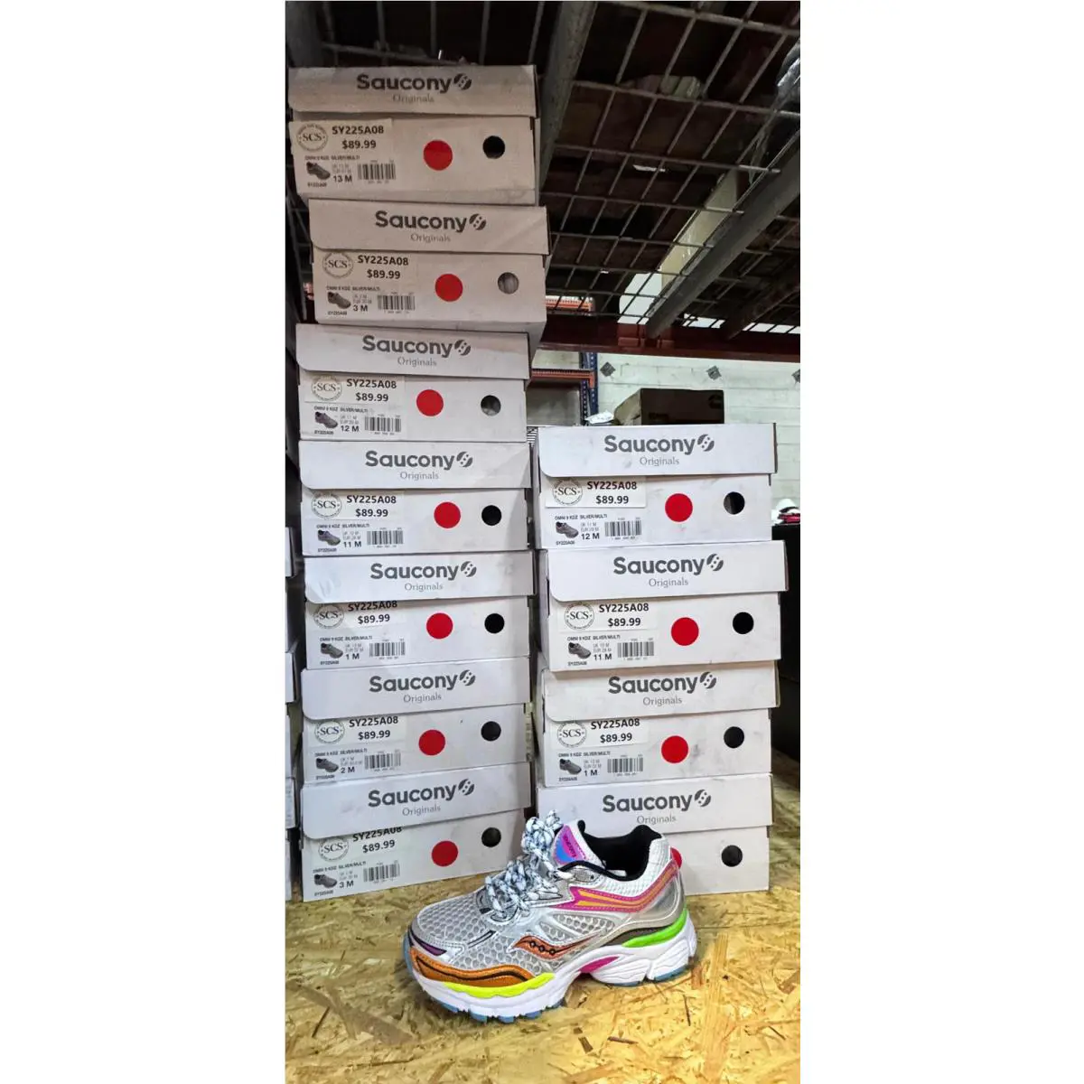Saucony shoes - Saucony Omni 9 KDZ Kids Silver/Multi – SY225A08 4