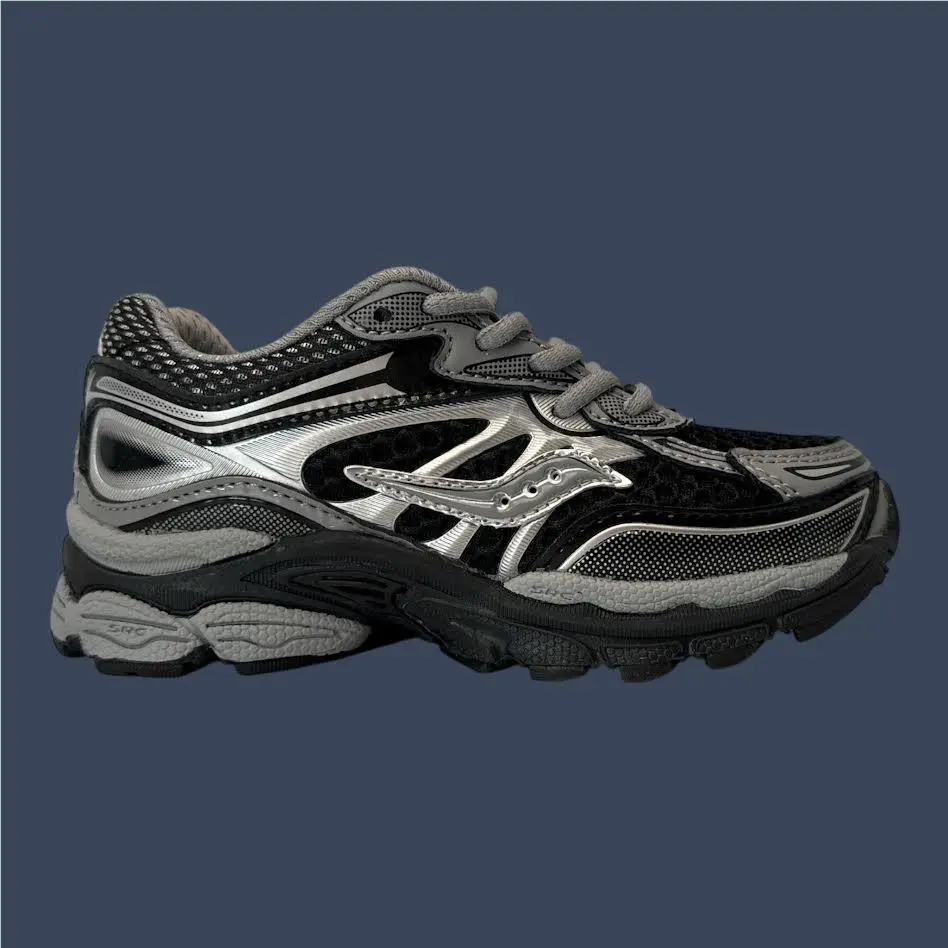 Saucony shoes - Saucony Omni 9 KDZ Kids Silver/Black – SL225C01 3