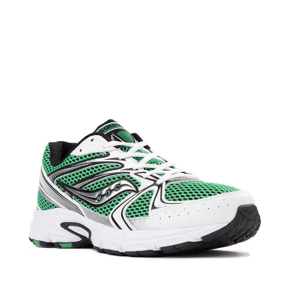 Saucony Ride Millennium S70812-18 Sneakers Mens White Green Running Shoes LIQ188 - White