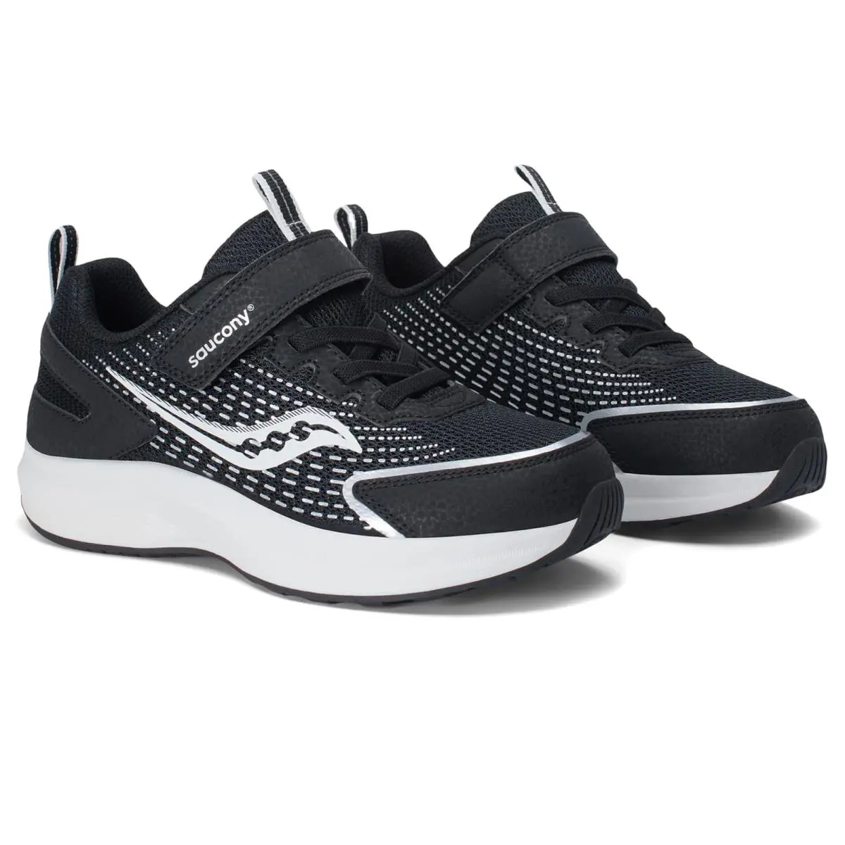 Children Unisex Shoes Saucony Kids Cohesion Fst Little Kid/big Kid - Black