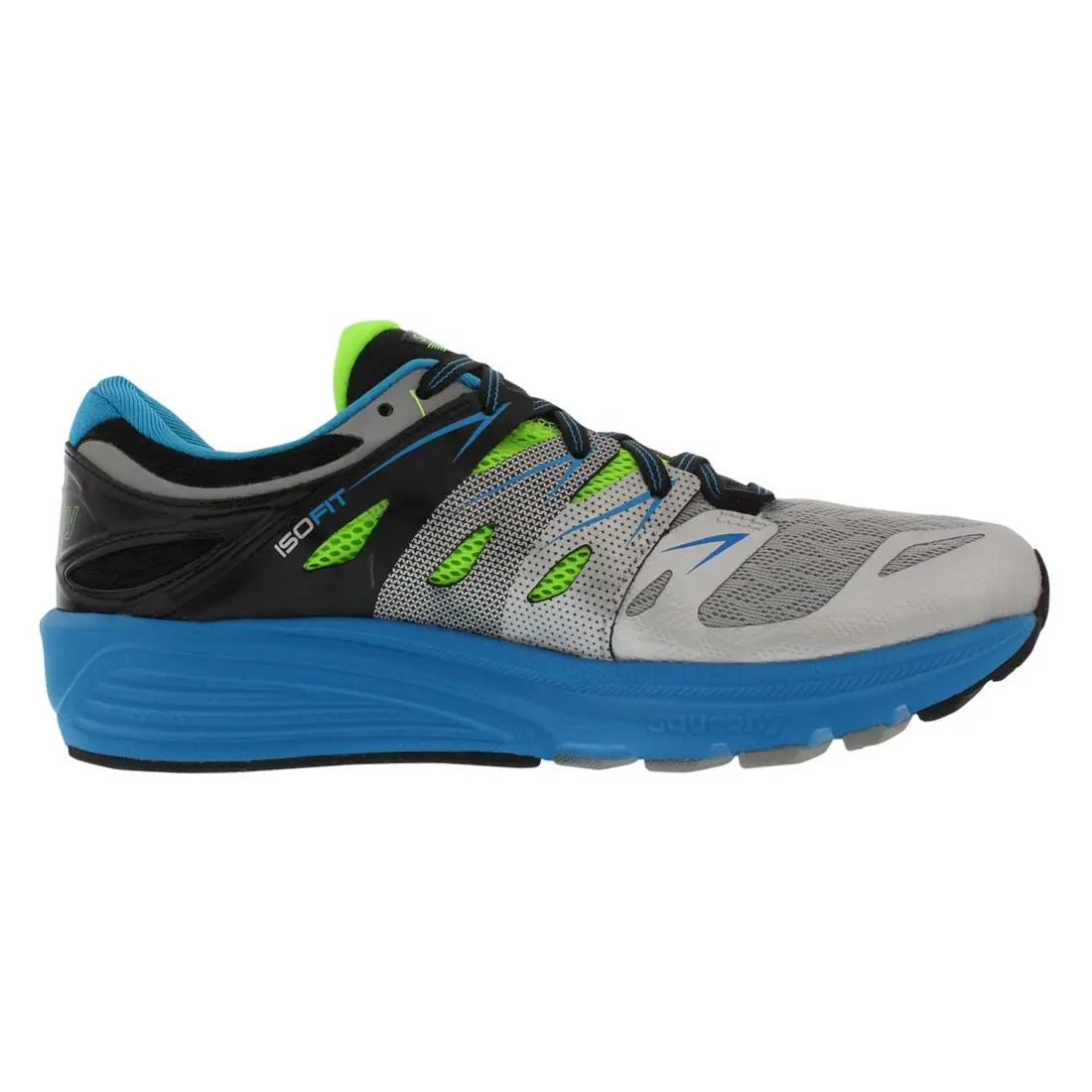 Saucony shoes - Blue/Slime/Silver, Main: Blue 1