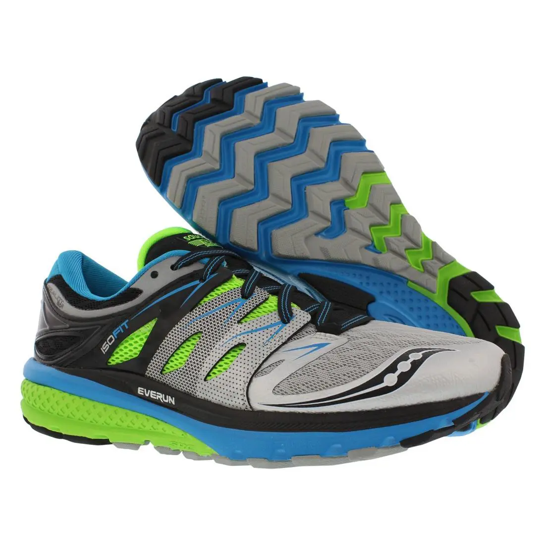 Saucony shoes - Blue/Slime/Silver, Main: Blue 3