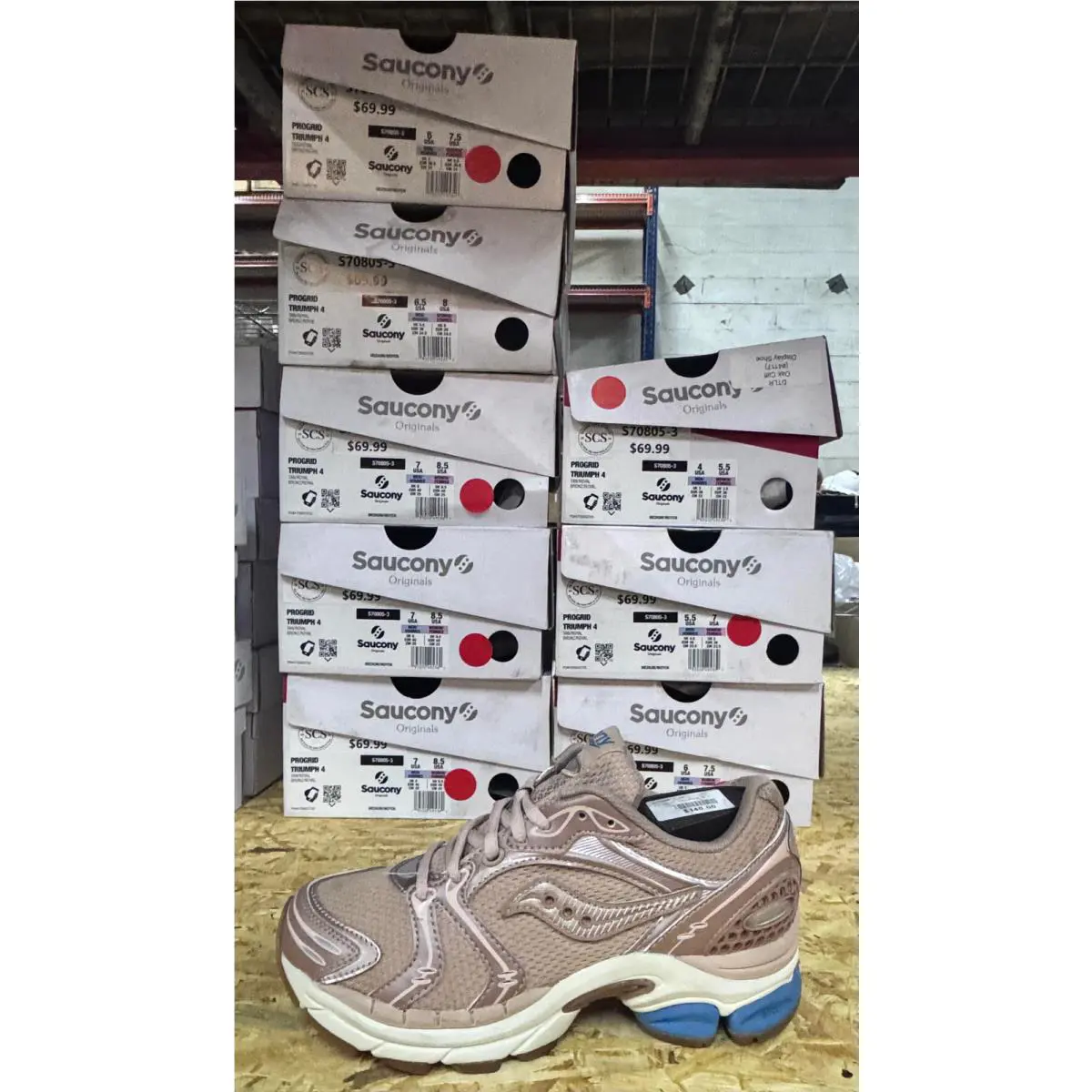 Saucony shoes - Saucony ProGrid Triumph 4 Tan/Royal – S70805-3 4