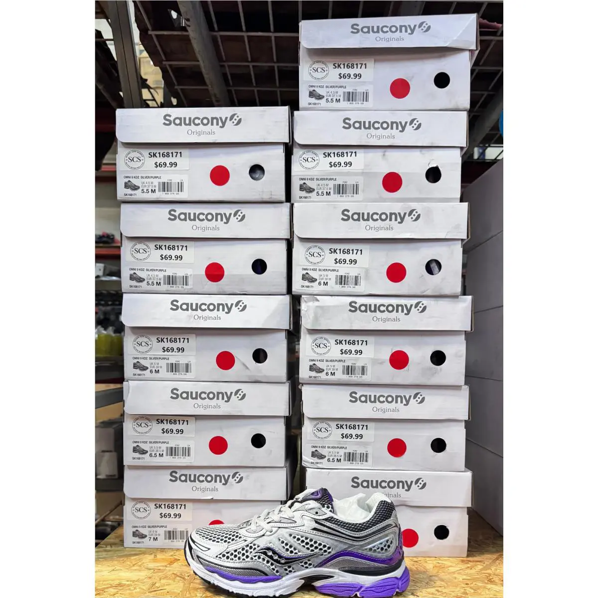 Saucony shoes - Kids Saucony Omni 9 KDZ SK168171 3
