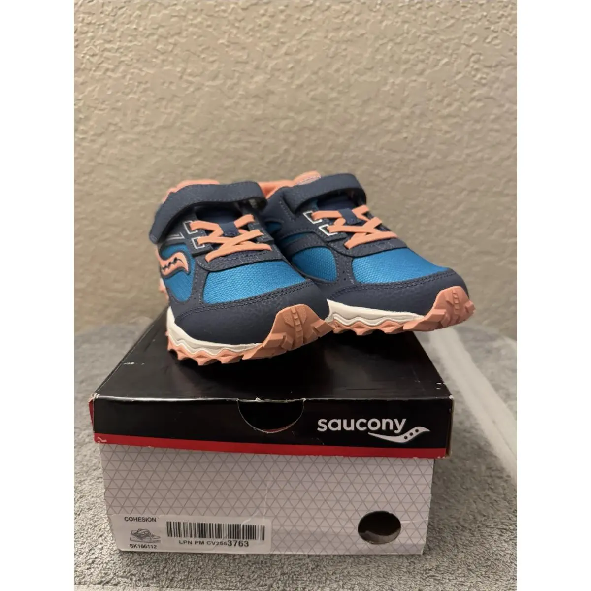 Saucony Cohesion TR14 A/c Girls Size 3M UK Size 2 Teal
