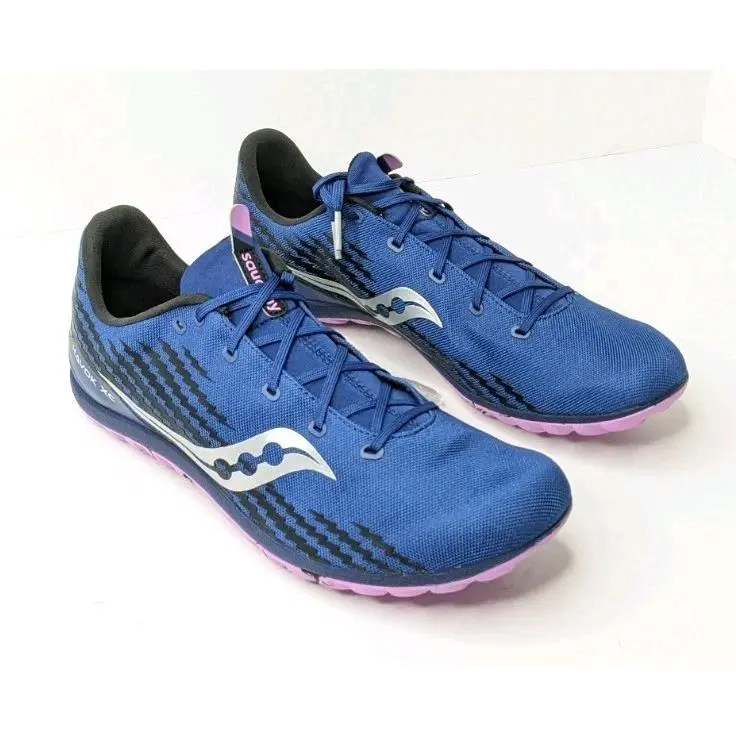 Saucony Havok XC3 Spike Cross Country Shoes Indigo Women`s 12