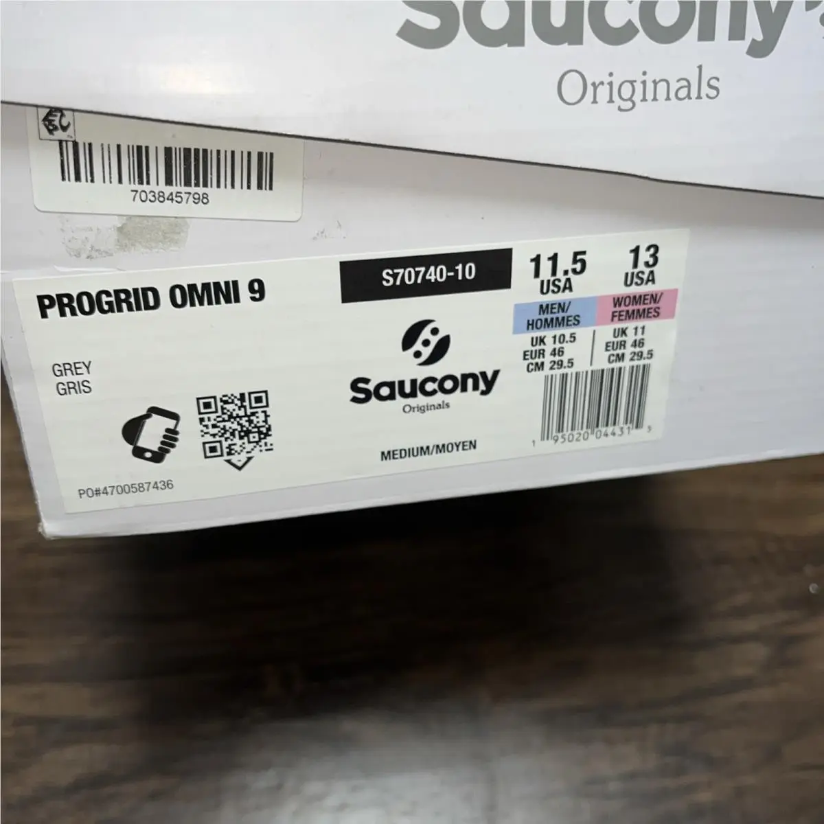 Saucony shoes - Saucony ProGrid Omni 9 Premium - S70740-10 - Gray 9